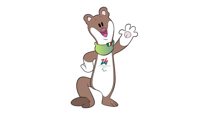 Milo, a brown-coated otter wearing a green neck warmer, is waving
